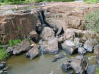 Cachoeira de Missão Velha durante período seco (verão)